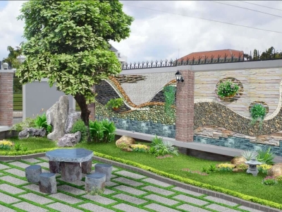 Cách bố trí cây cảnh trong sân vườn chuẩn hợp phong thủy